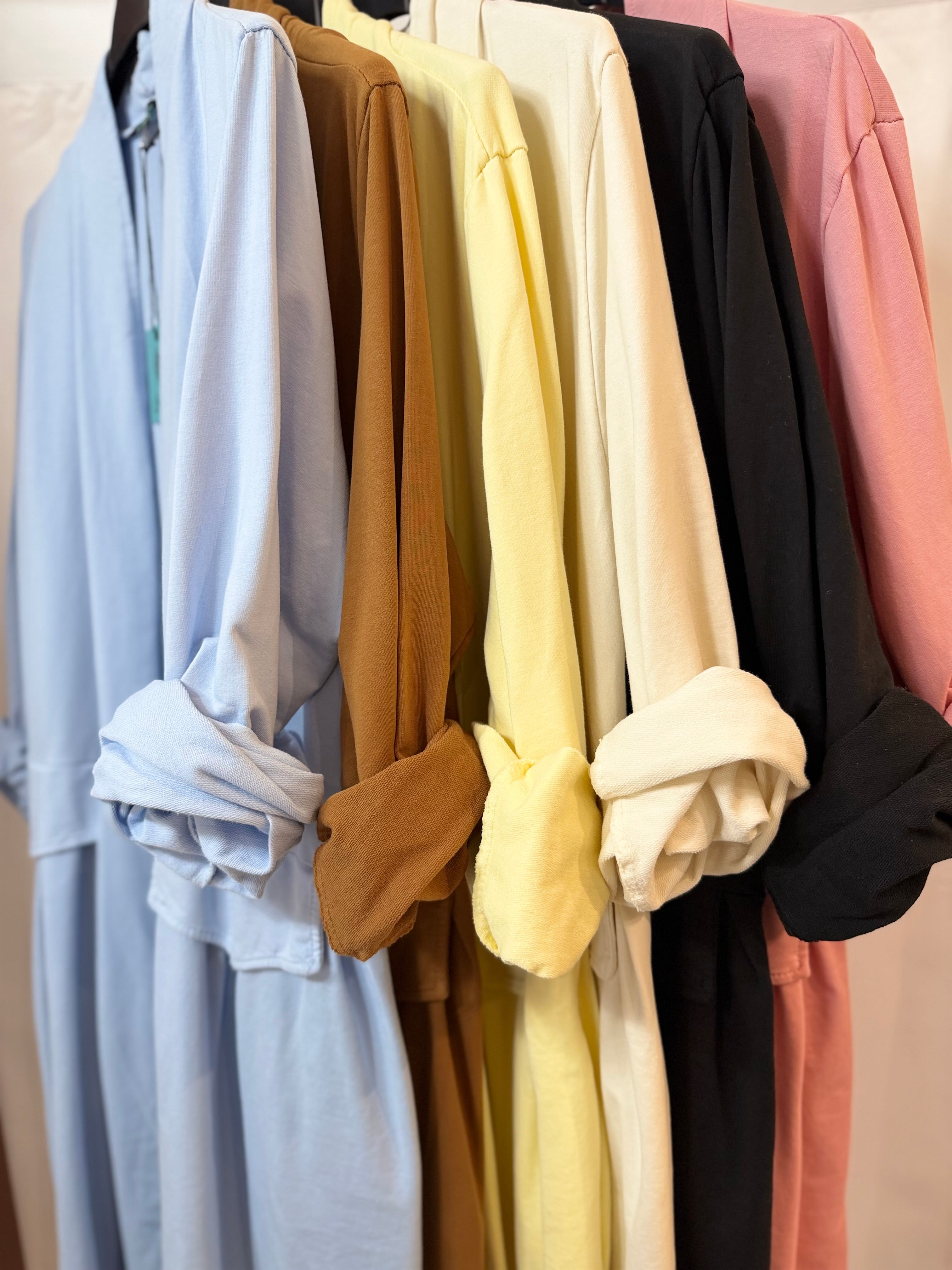 Cardigan felpa