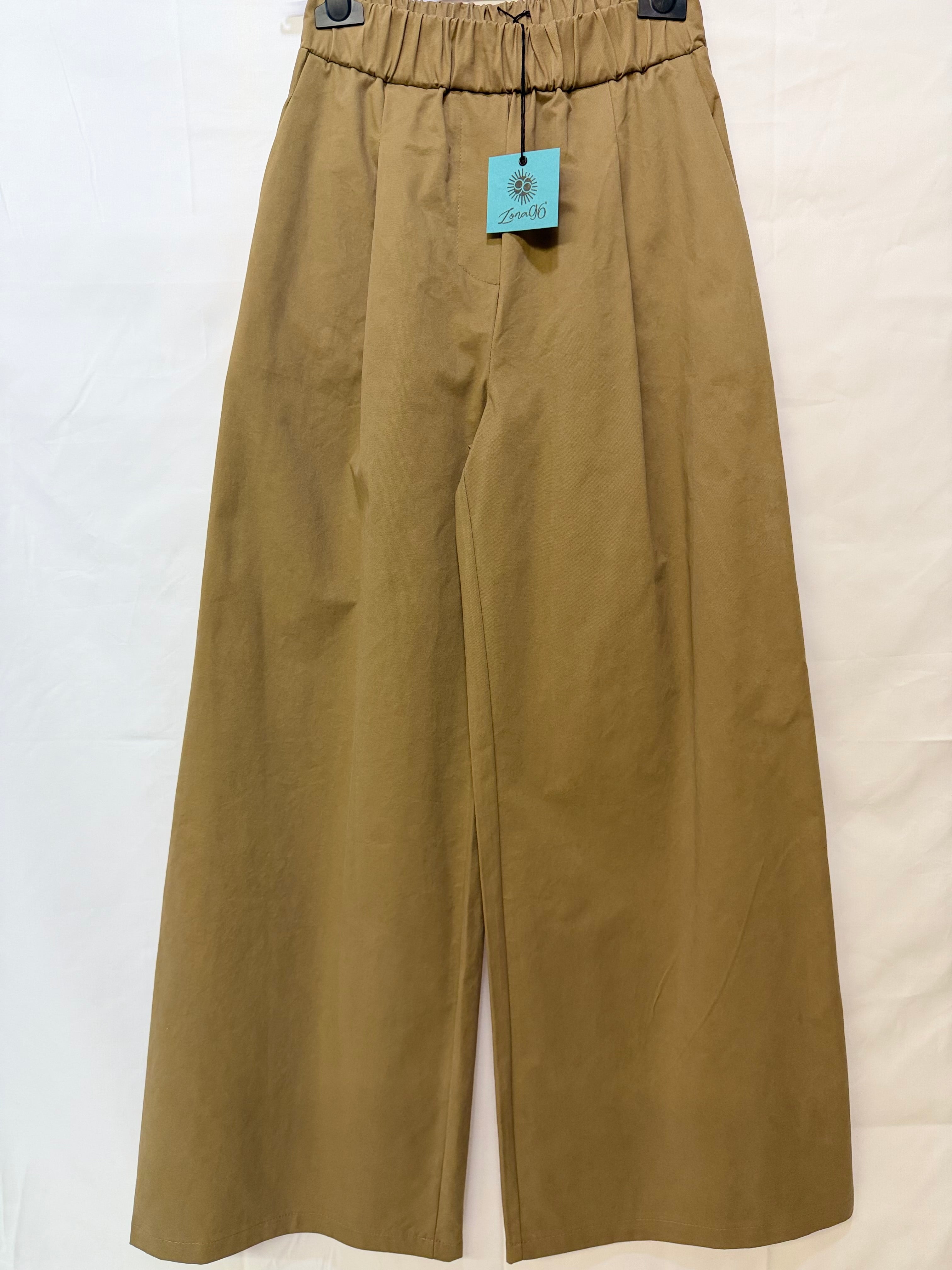 Pantalone palazzo in drill