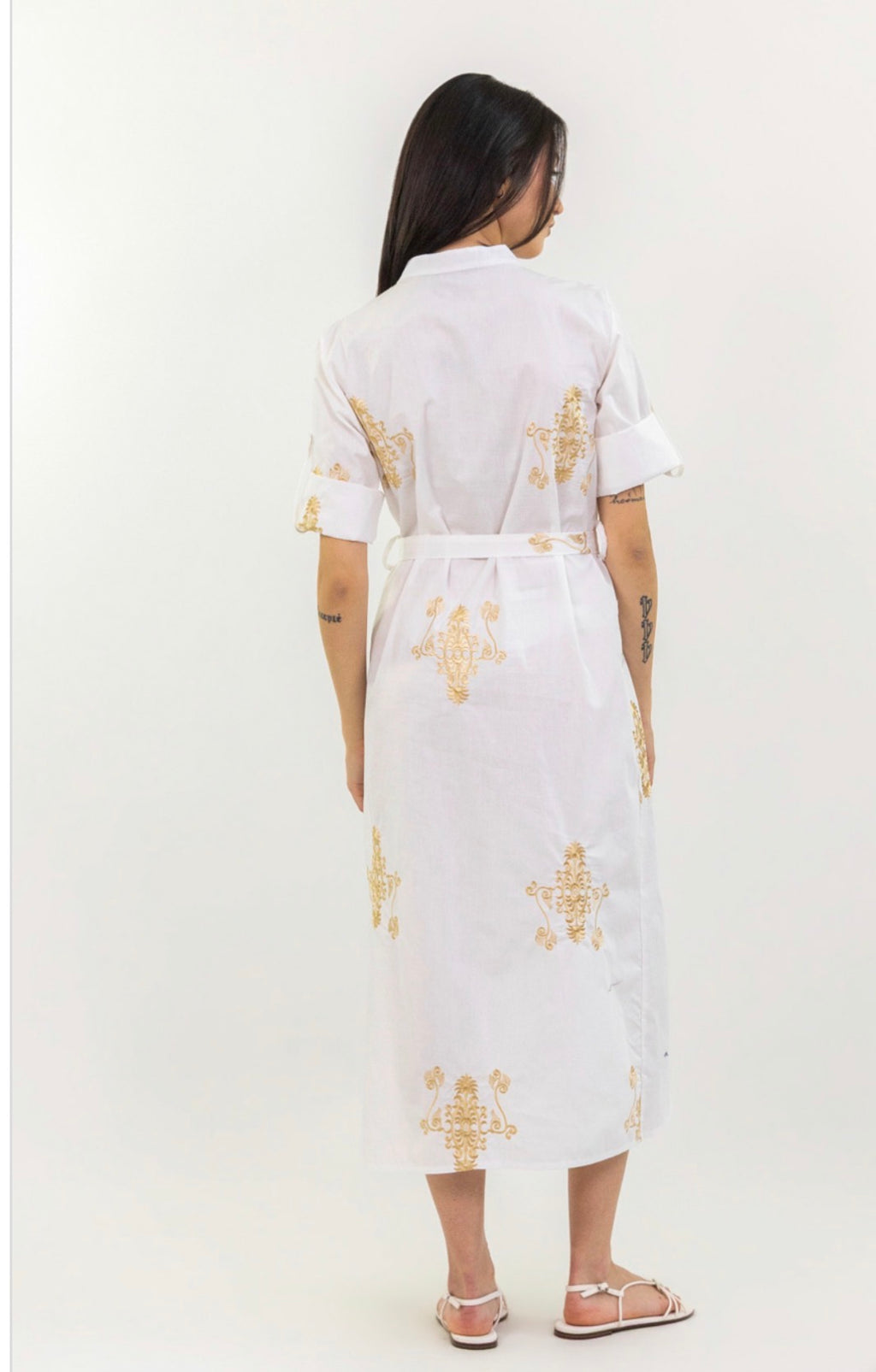 Chemisier ricami oro
