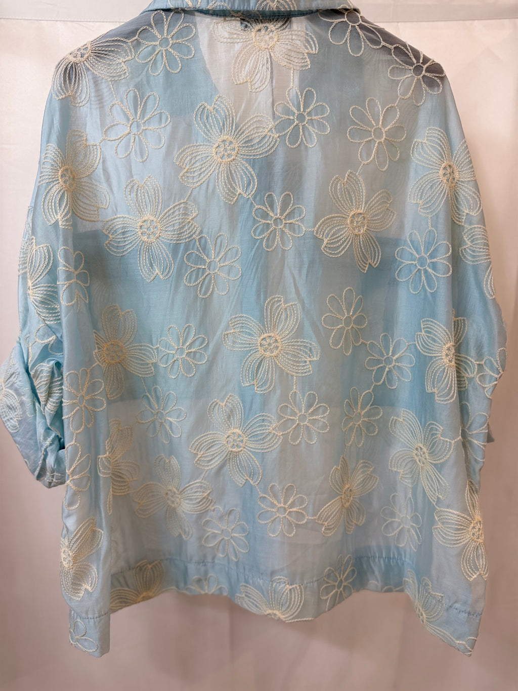 Camicia ricamo margherita