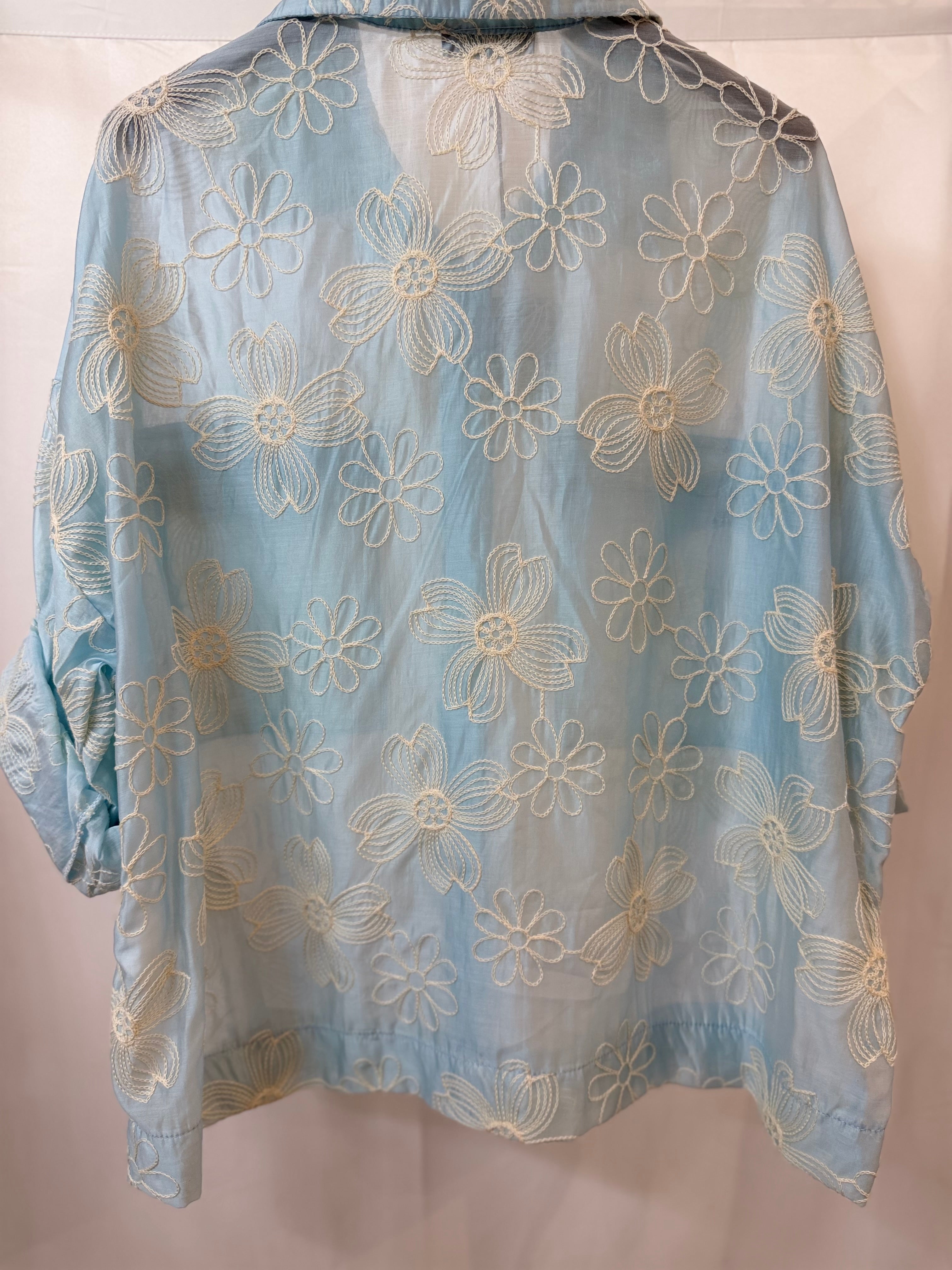Camicia ricamo margherita