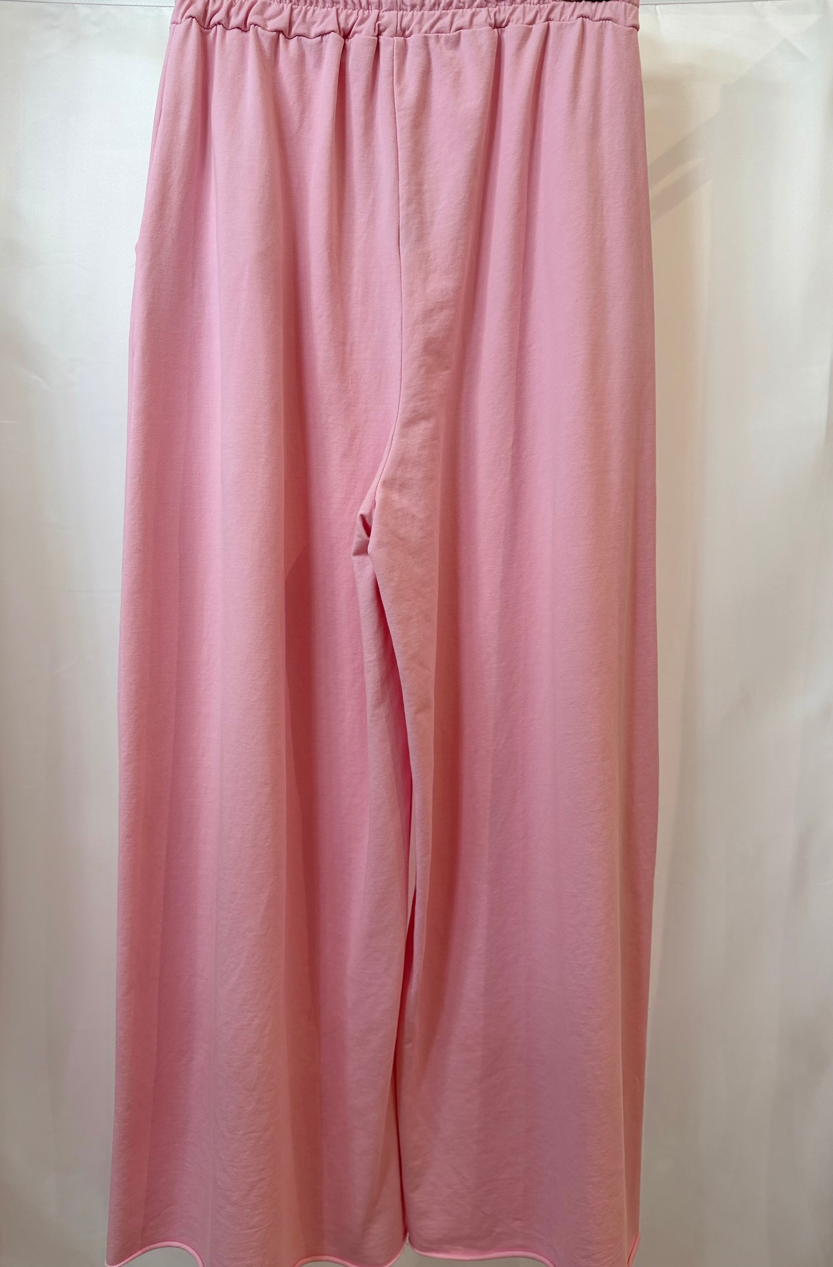 Pantalone felpa palazzo