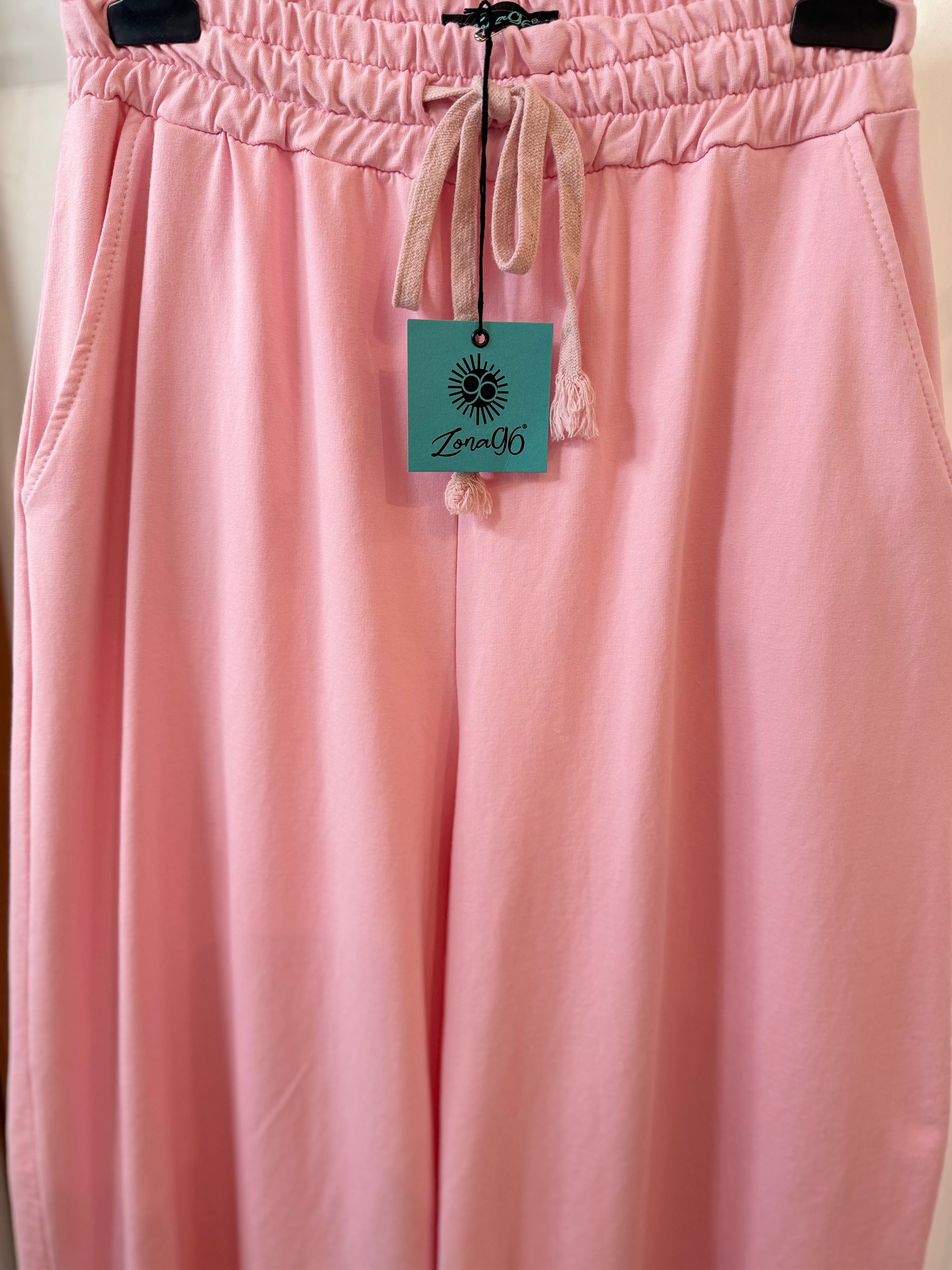 Pantalone felpa palazzo