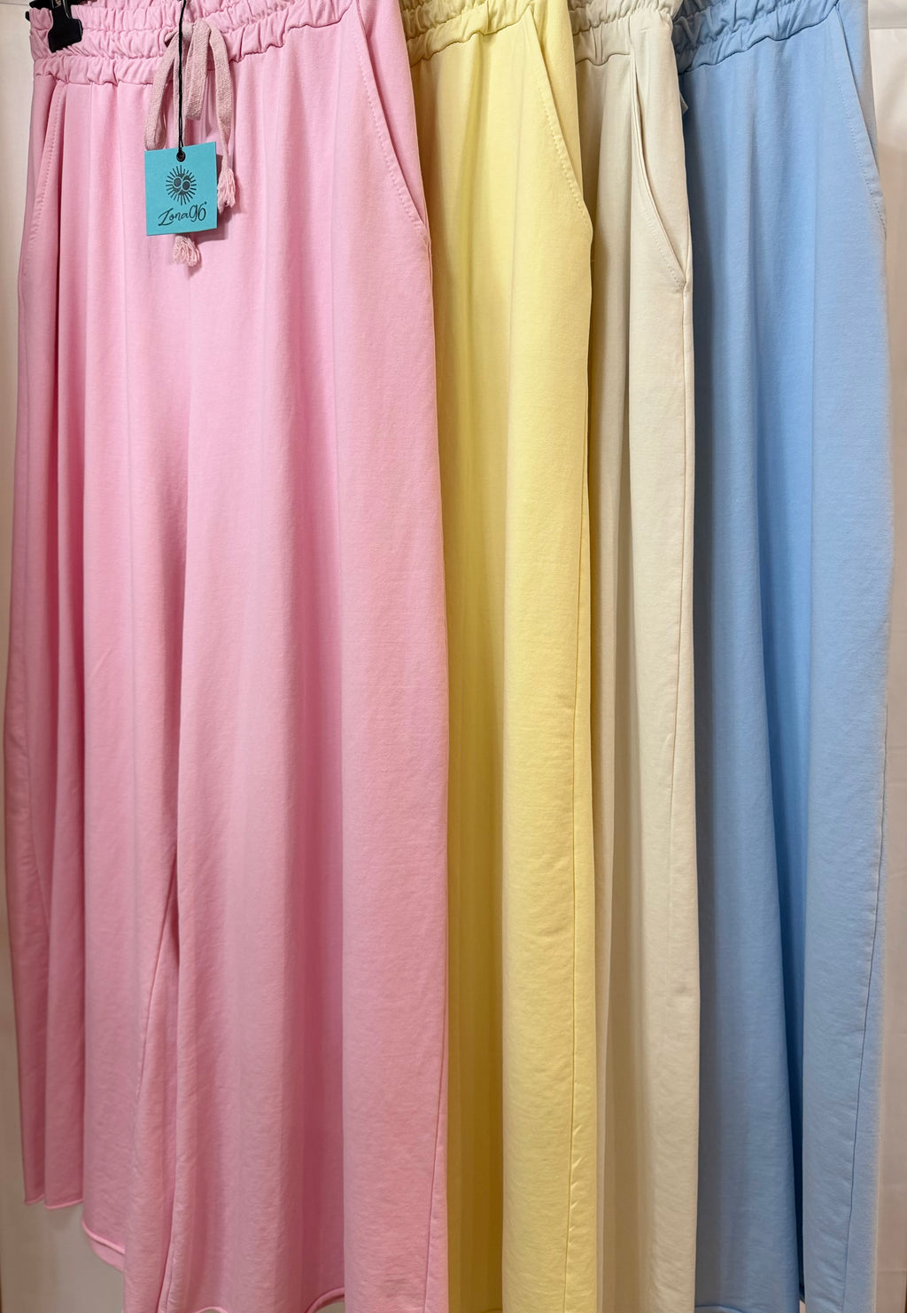 Pantalone felpa palazzo