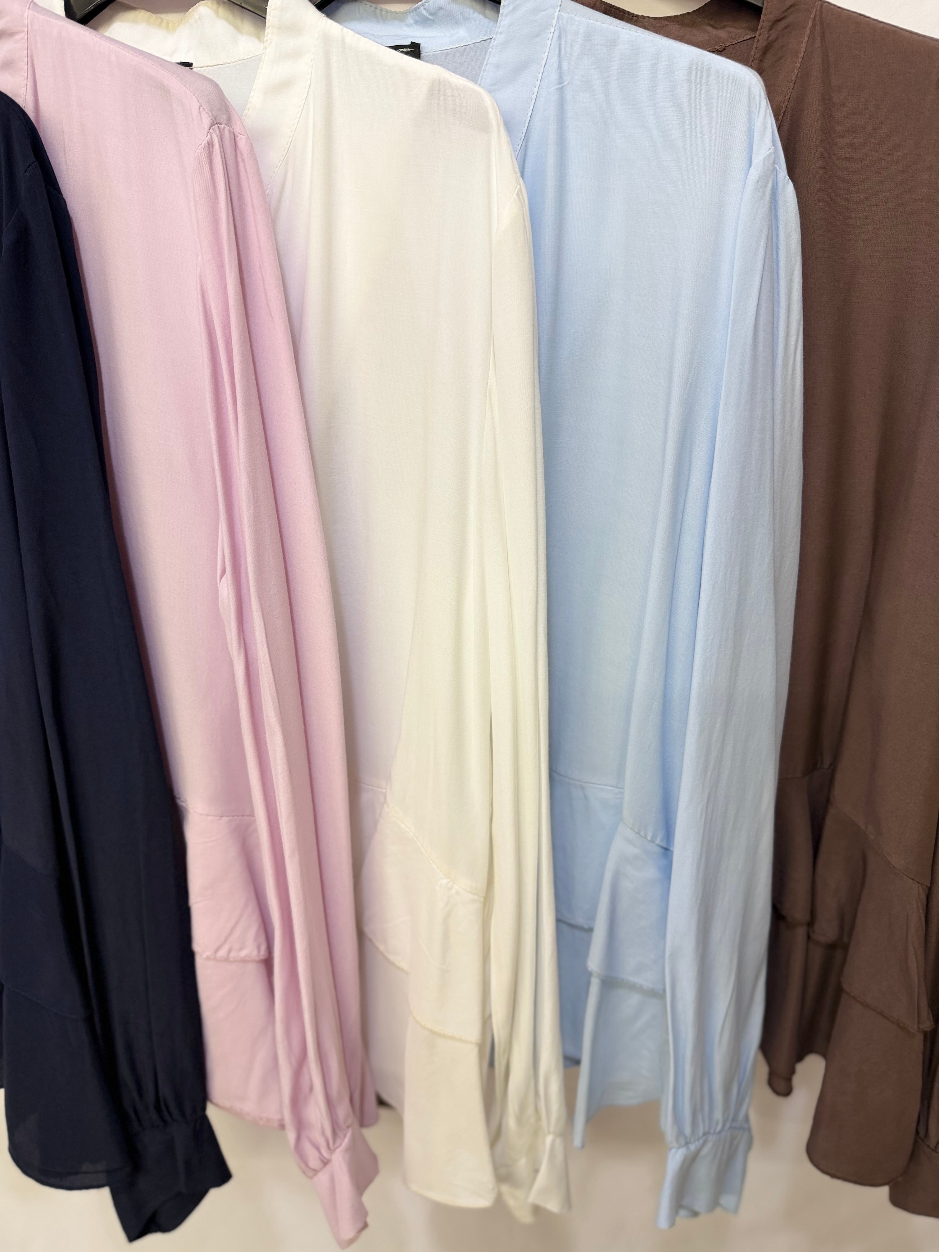 Camicia con balze