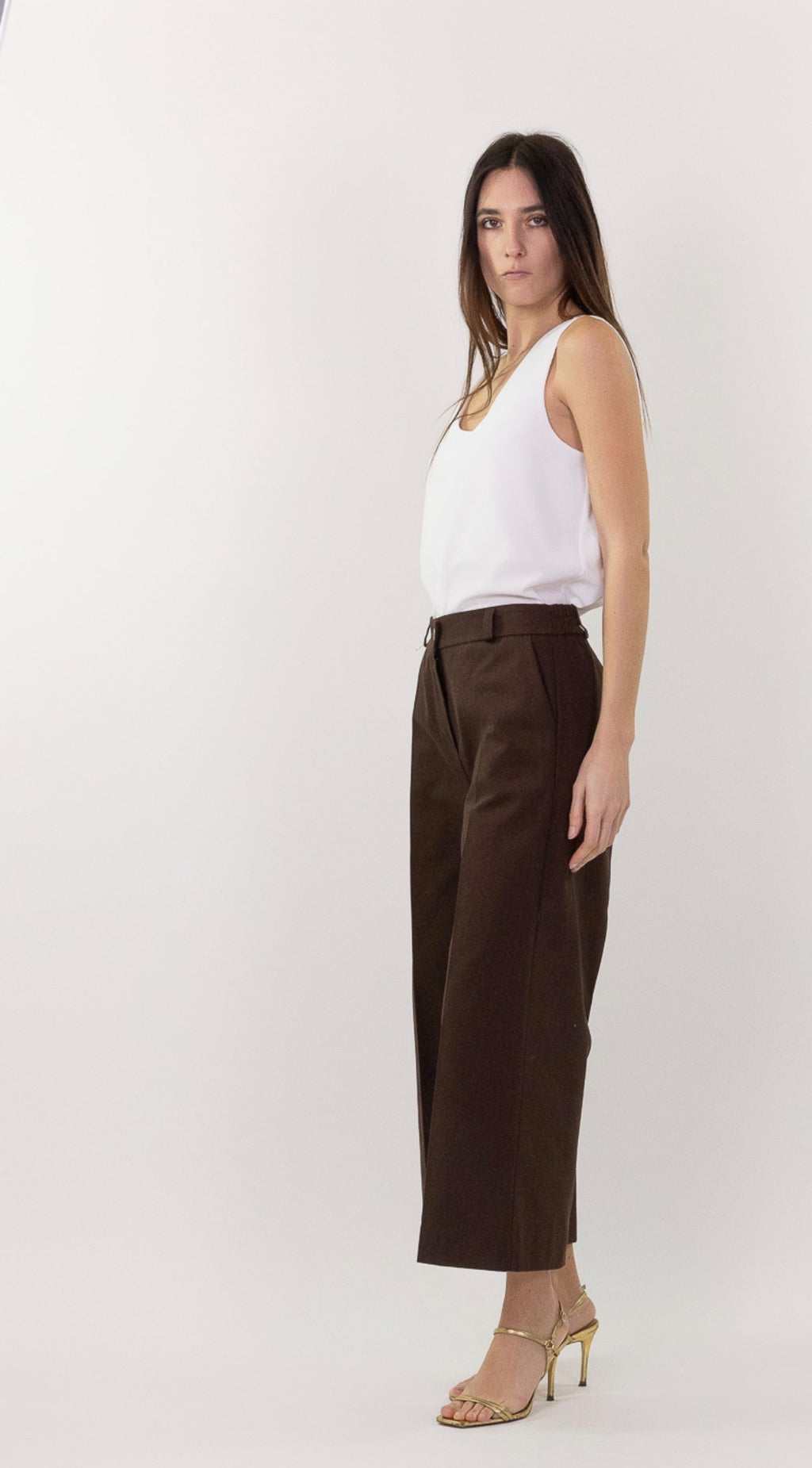Pantalone ampio alla caviglia