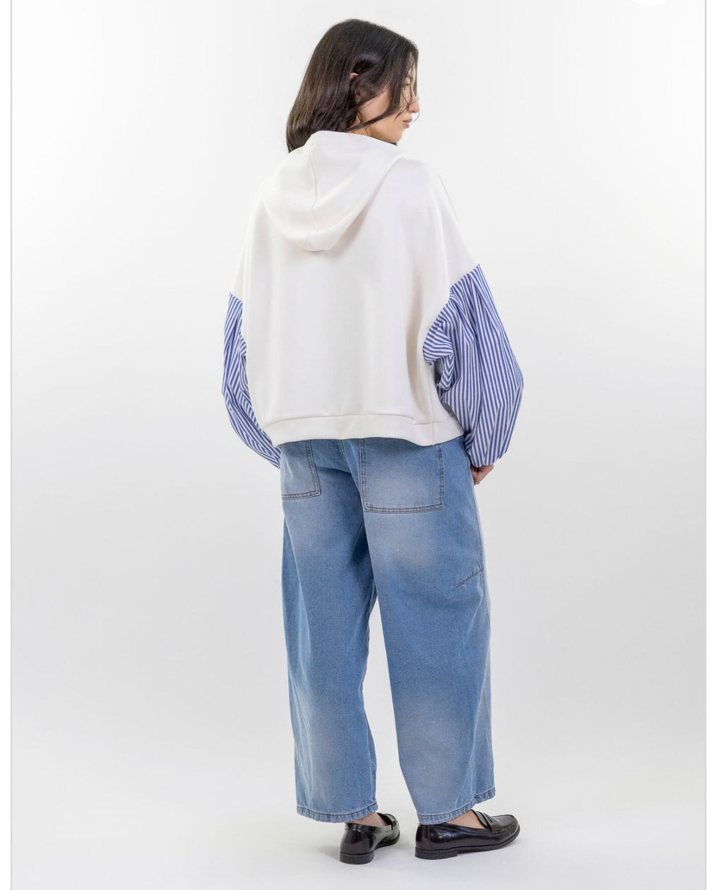 Felpa manica camicia