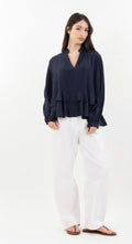 Camicia con balze