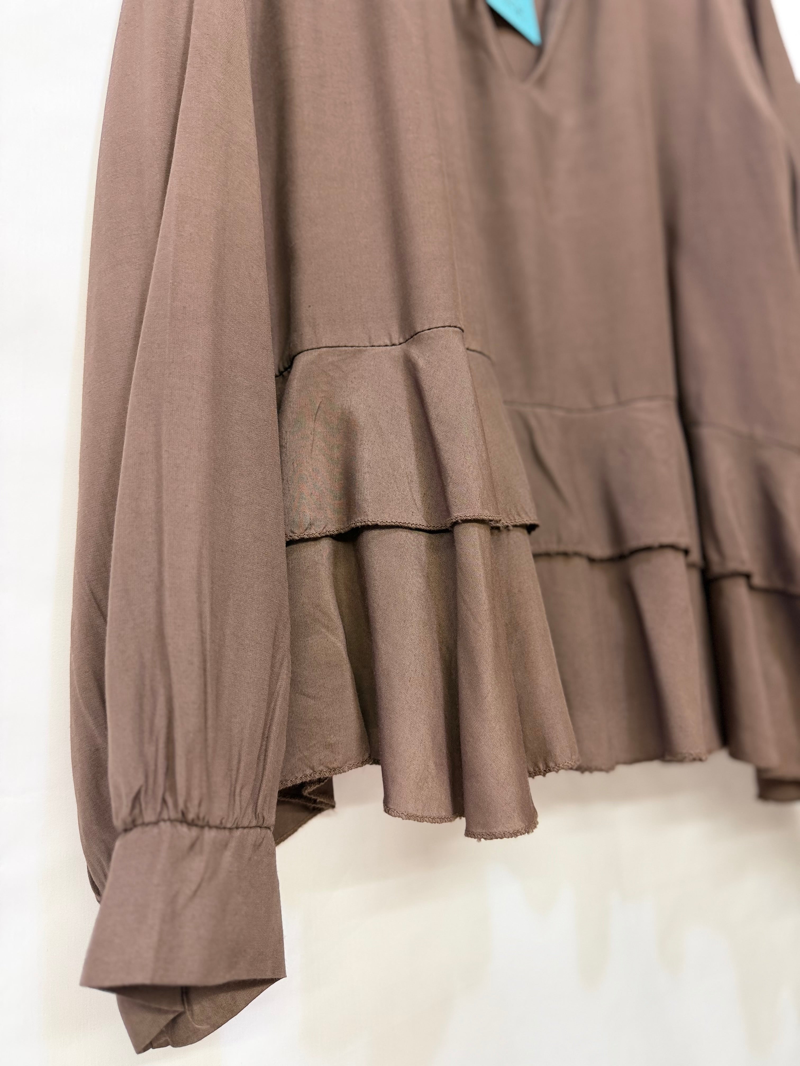 Camicia con balze