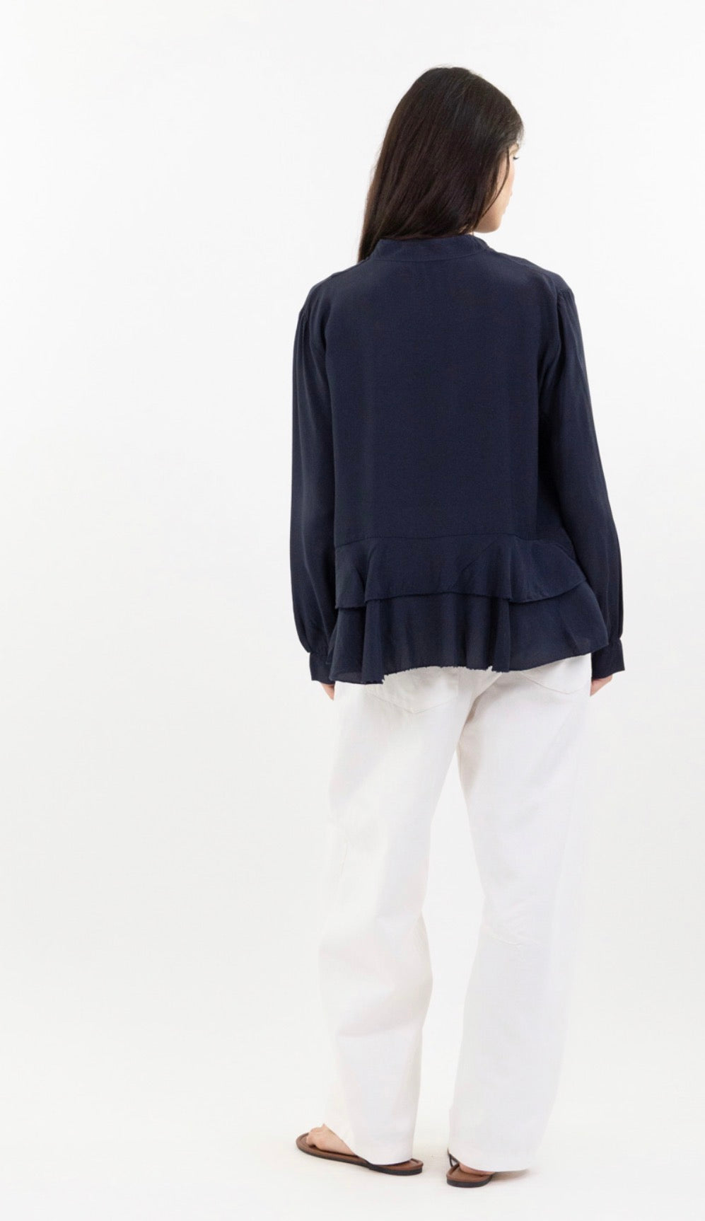 Camicia con balze