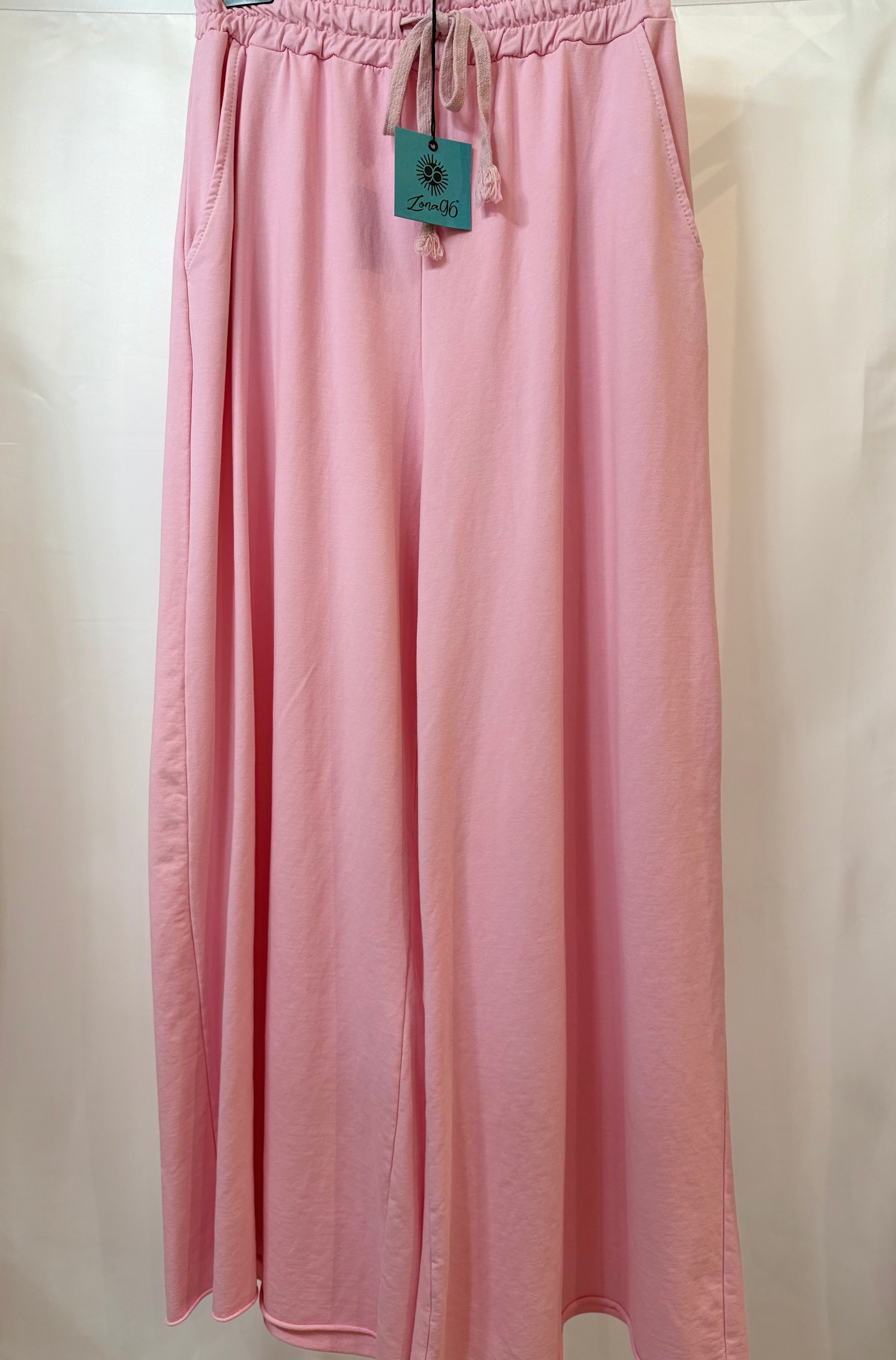 Pantalone felpa palazzo